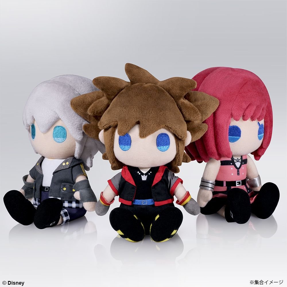 khmerchbot's tweet photo. KH3 Destiny Trio Plushes https://t.co/goWVGElgU0