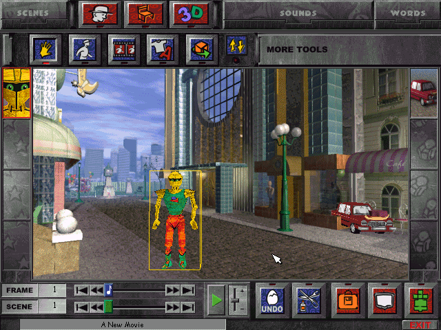 RetroTechDreams's tweet photo. Microsoft 3D Movie Maker (1995) https://t.co/cmkyC5T6KM