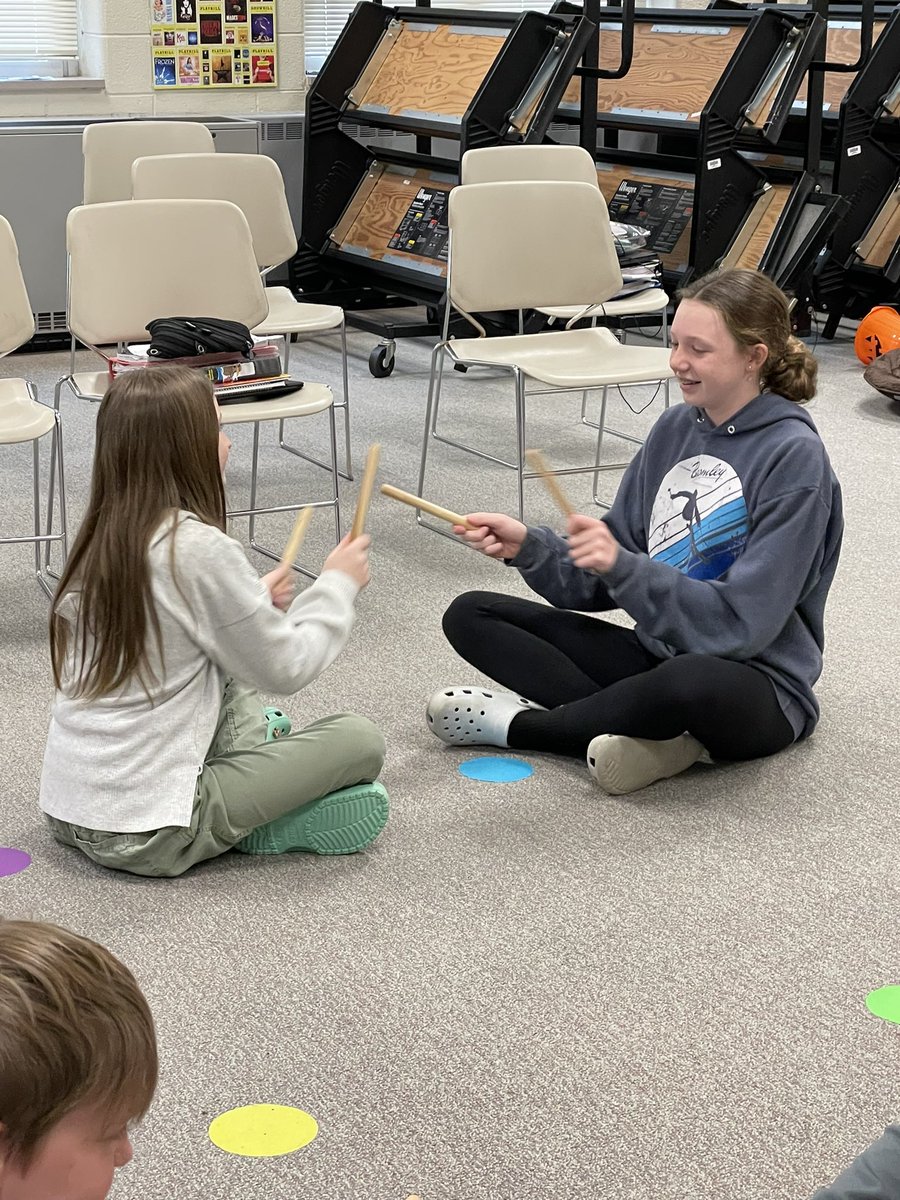 MusicWendt's tweet photo. Sixth grade learned the game Sarasponda today, and we turned it into an endurance game! Even Mr. C got in on the action! https://t.co/fd89gCGfKY
