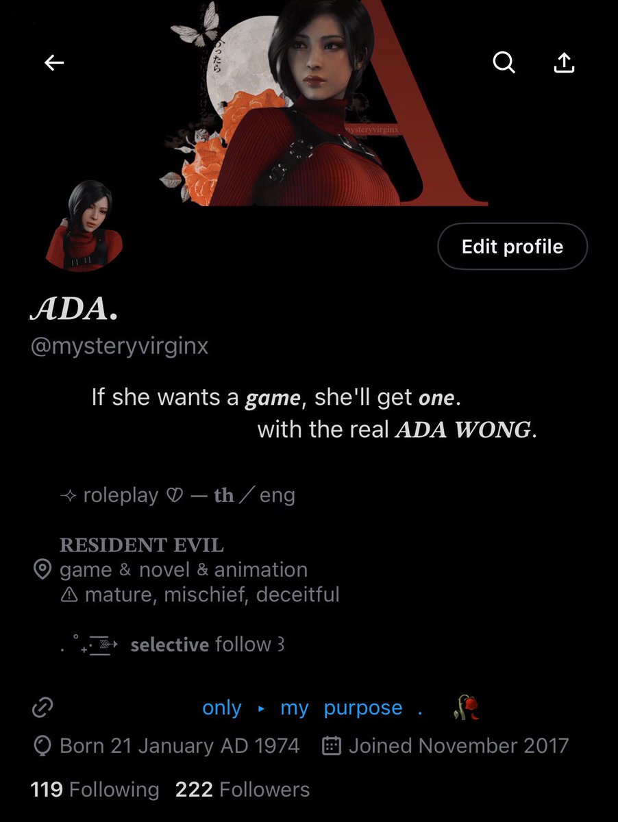 ⠀
⠀
           🥀  ไหน ๆ follower ฉันก็ครบ 200 แล้ว ฉันเคยพูดไว้ค่ะ ว่าถ้าครบ 150 เมื่อไหร่ ฉันจะแจกหนังสือนิยายแปล resident evil กับ follower ที่คอยมาเล่นด้วย/พูดคุย/ติดตามผลงานในแอคของฉันมาโดยตลอดล่ะ —ถ้าสนใจยังไง รบกวนรีทวิตนี้หน่อยนะคะ ฉันจะสุ่มในคืนวันที่ 10/4 
⠀
⠀