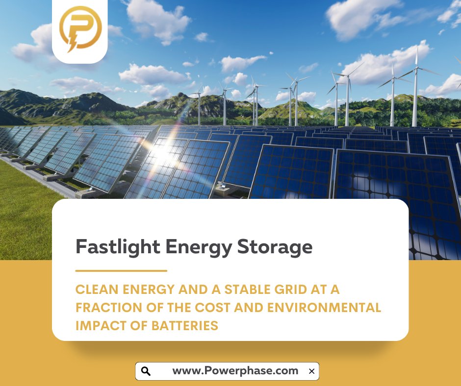 Powerphase3's tweet image. Let’s listen to the brain behind it all and understand the benefits of Fastlight Energy Storage. Check out the link below

youtube.com/watch?v=le_GL_…

#fastlight #cleanenergy #renewable #powerphase #powerplants