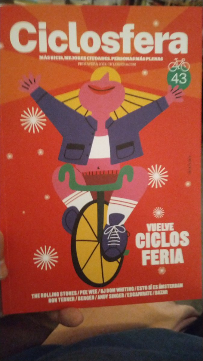 5 día de #30diasenbici. Hoy con #ciclismodepapel. Nos ha llegado el  nuevo número de  <a href="/ciclosfera/">Ciclosfera</a> 
Abrimos por Semana Santa jueves, viernes y sábado. Puedes pasar a por tu ciclosfera, mejor en bici.
