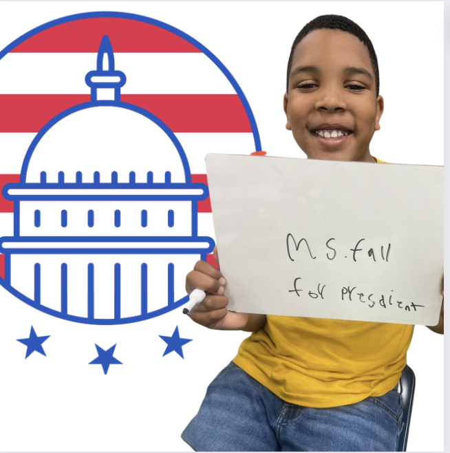 LanaSheltonLow's tweet photo. Watch out @JoeBiden, this #DFL is nominating his teacher, Ms. @lucymfall for president. @POTUS @FLOTUS https://t.co/Aj0aBPkLKr