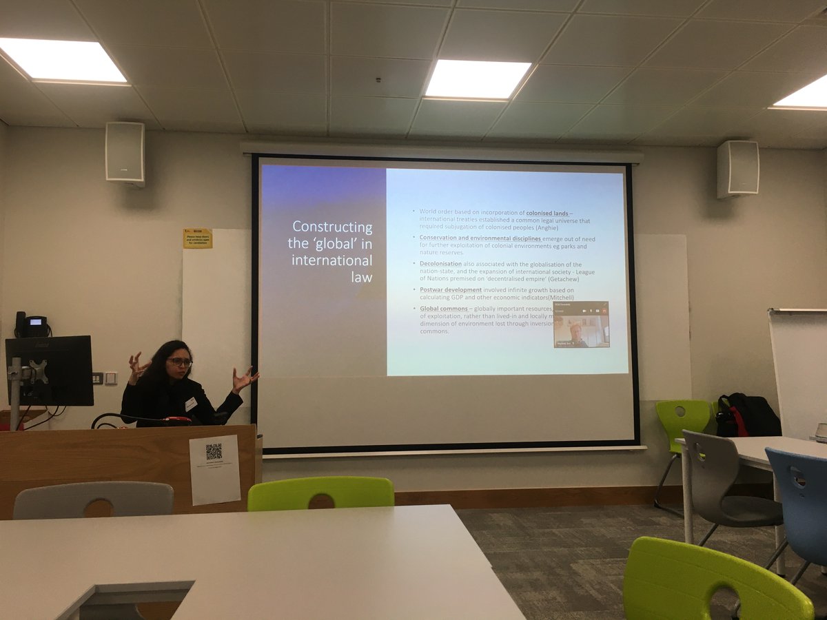 Congratulations to Amanda Byer on a super presentation at the #SLSA conference on 'Splintering or Spatialising? and spatially just approaches to international environmental law' incl. the possibilities of the Escazu Agreement as a more regional, place-based instrument.