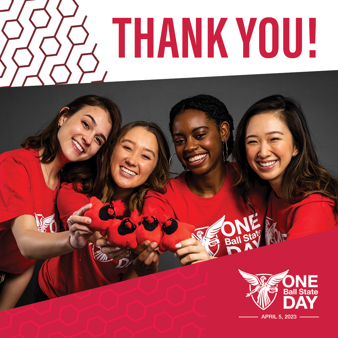 Thank you for your support this #OneBallState Day!