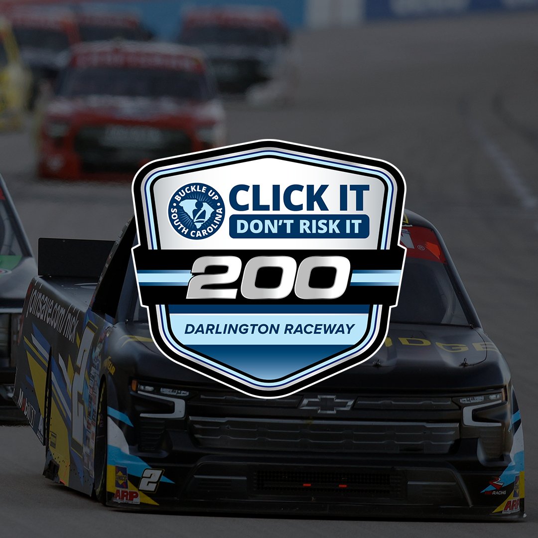 TooToughToTame's tweet image. Let's go @NASCAR_Trucks racing at The Lady In Black!

#BuckleUpSC200