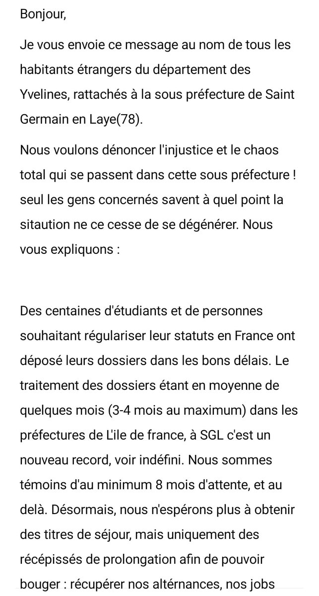 LounesMost53290's tweet photo. @le_Parisien  urgence sous préfecture saint germain en laye dans les Yvelines 🚨🛑🚫🚫🚫❌ https://t.co/t8YTvbz3GN