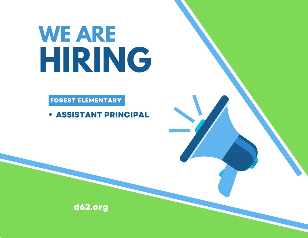 KathleenKColgan's tweet photo. Forest Elementary is adding an Assistant Principal to the team for the upcoming school year!  Learn more about @62schools and apply here:  https://t.co/XJJxySPoZA #62united #62learns https://t.co/apDNG7C6LF