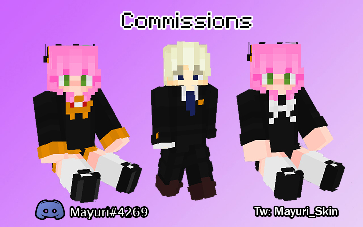 Mayuri 💙 | Mc Skin Commissions tweet media