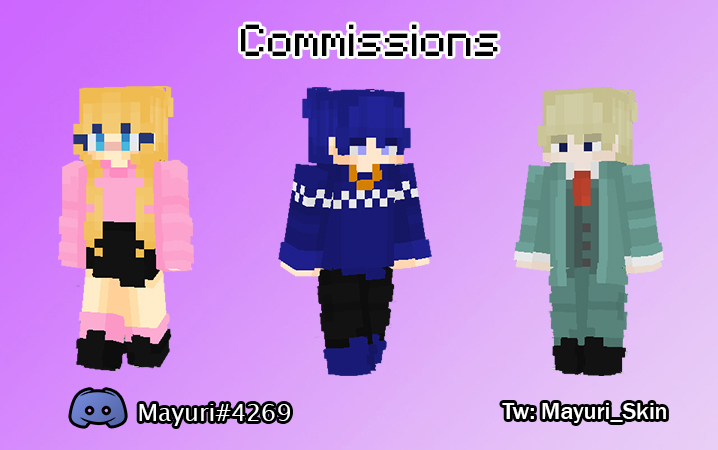 Mayuri 💙 | Mc Skin Commissions tweet media