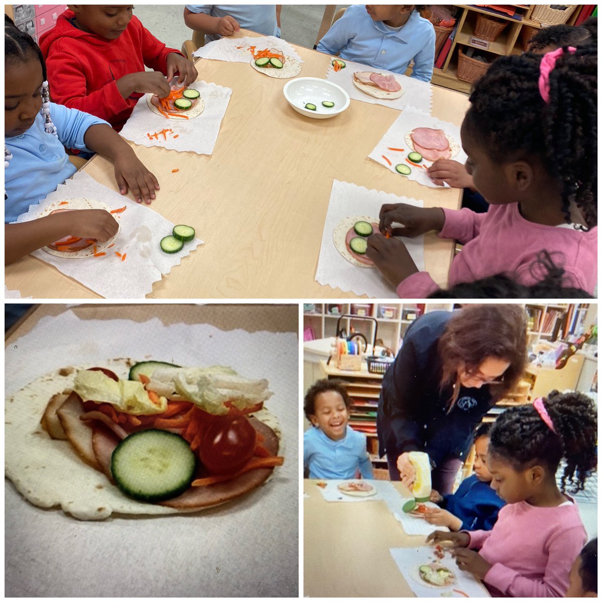 Celebrating #WOYC23 on Tasty Tuesday w/Tortillas, Turkey, tomato &amp; toppings. @APSDTMESNEWS <a href="/Asbury_ParkSD/">Asbury Park Schools</a> <a href="/DrLaurenSchulze/">Lauren Schulze, Ed.D.</a> <a href="/JessPetersPreK/">Jessica Peters</a> <a href="/Antonel1Shannon/">Shannon Antonelli</a>