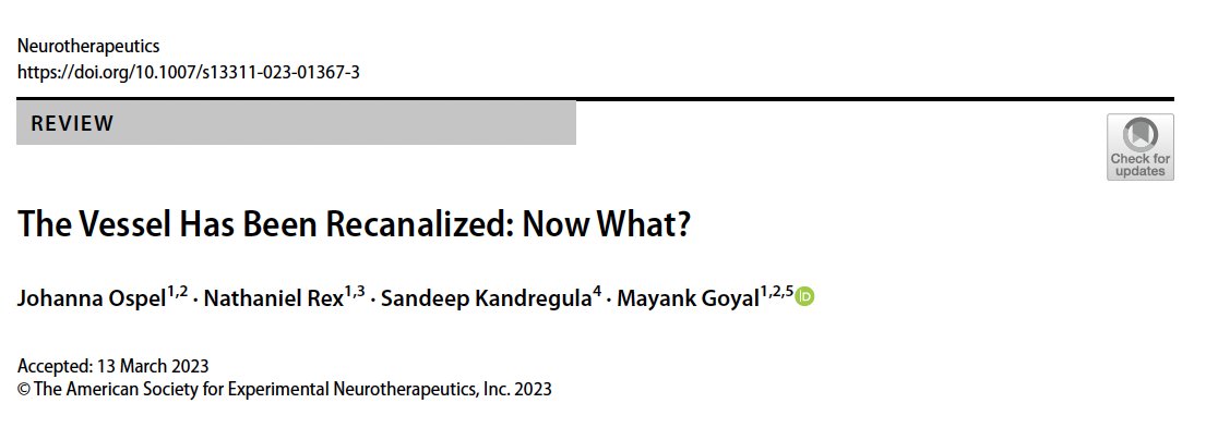 Johanna Ospel, MD PhD tweet media