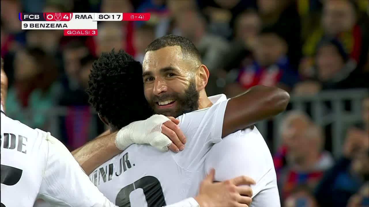 BENZEMA WITH BACK-TO-BACK HAT TRICKS 🔥

REAL MADRID HAVE TORN APART BARCELONA 😨”