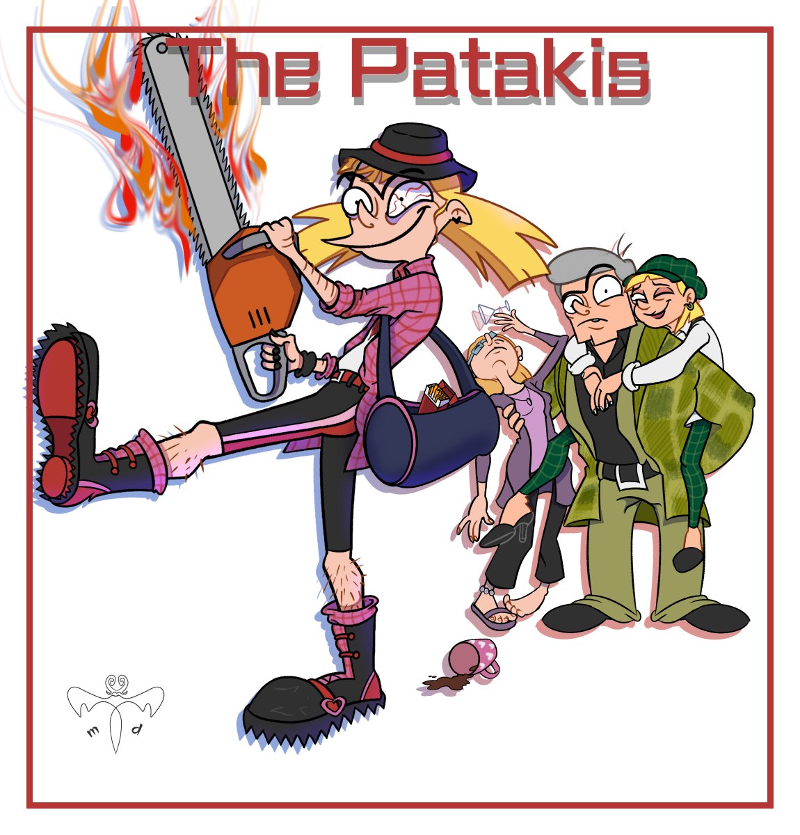 This is how I represent the Pataki family🎀
#heyarnold #helgapataki #thepatakis #patakis #midpatapink #art #fanart