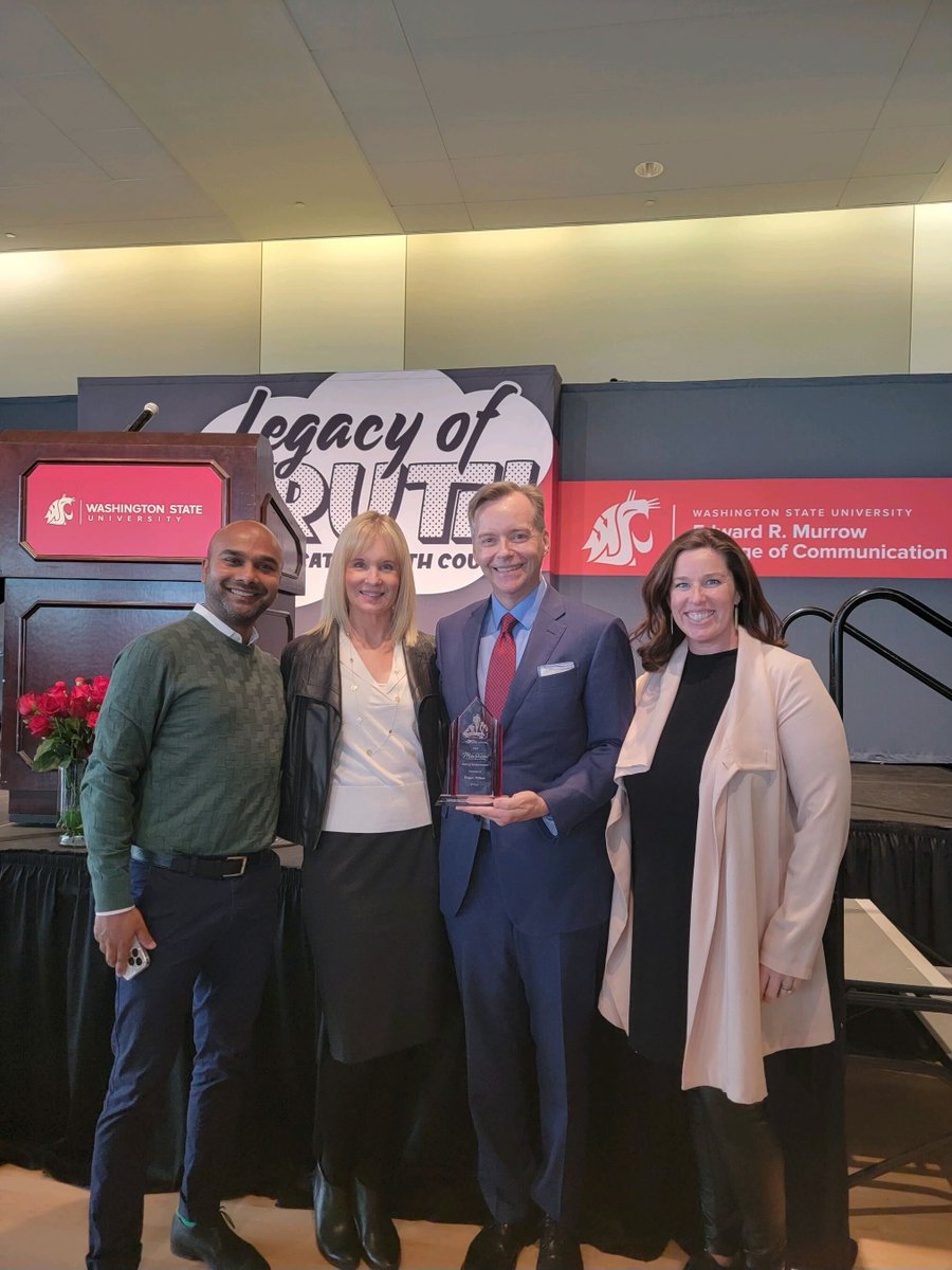Yesterday, our very own Alex Evans, Paj Nandi, Michelle Hege and longtime friend and community leader, Roger Nyhus, were panelists at <a href="/MurrowCollege/">Murrow College WSU</a>'s 47th annual Edward R. Murrow Symposium: Legacy of Truth!