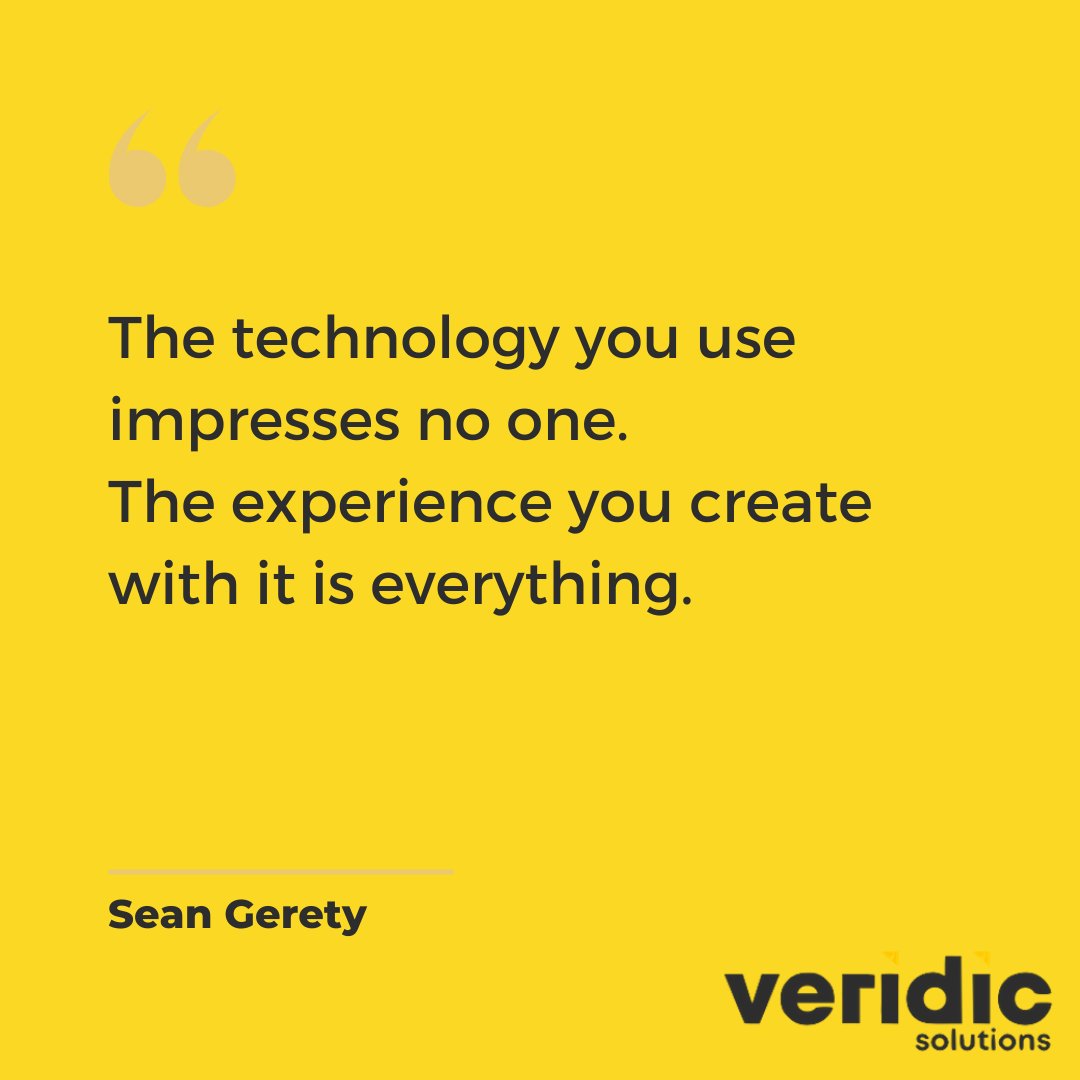 The main purpose of technology is to deliver change and innovation, the experience you create for the users is what determines the optimal effect of technology. Apply with us: veridicsolutions.com/careers

#ITJobs #jobsearch #hiring #usahiring #jobsearching #Twitter #trends #Trending