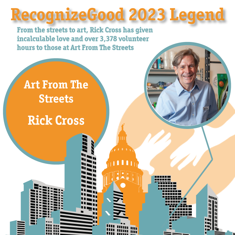RecognizeGood's tweet photo. #recognizegood is excited to announce our 1st Legend of 2023, Rick Cross, with Art From The Streets! 
Visit his legend page to learn about his passion for @AFTS 
https://t.co/h5wtZBHkBa https://t.co/nQMuH2Ah1J
