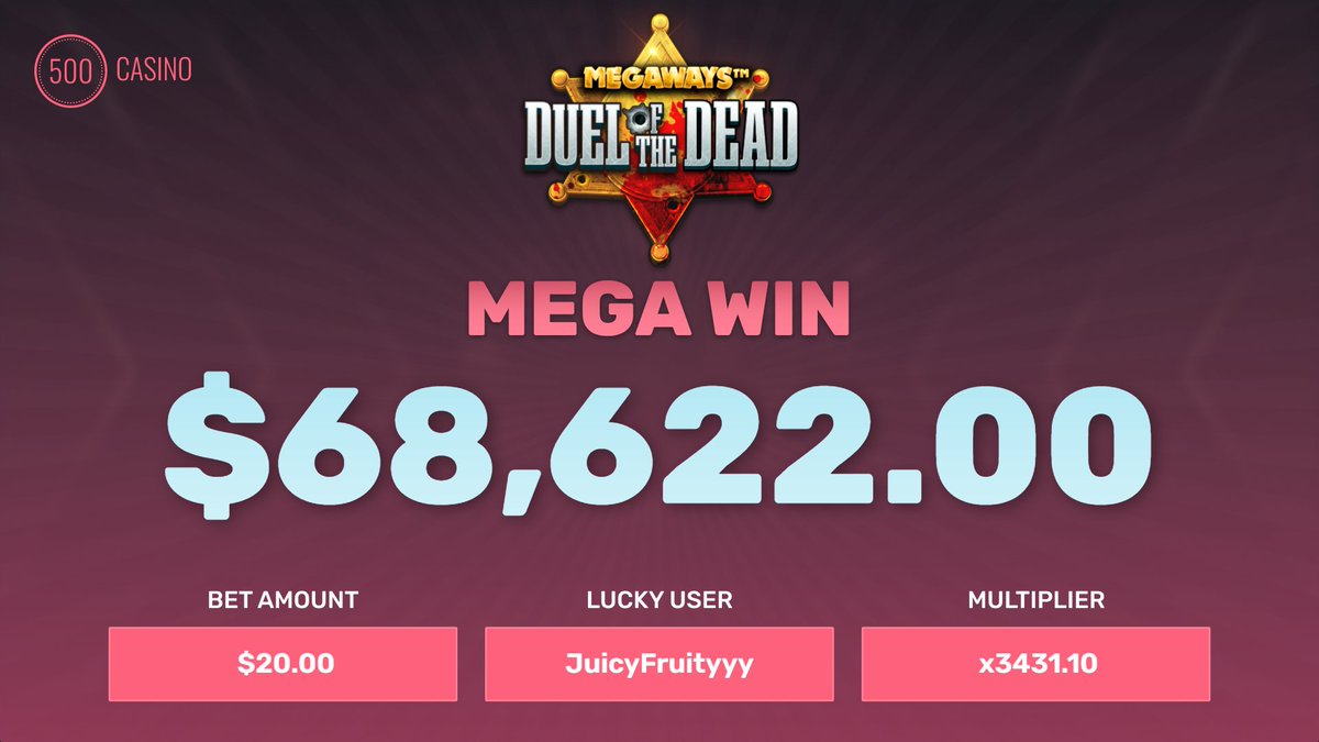 🚨 MEGA WIN 🚨

<a href="/JuicyFruityyy/">Juicy</a> has proven that the undead can bring big wins 👀
Congratulations 🔥

GIVEAWAY: $100 for a random user! 
Like, retweet, and comment your 500 ID 🤑