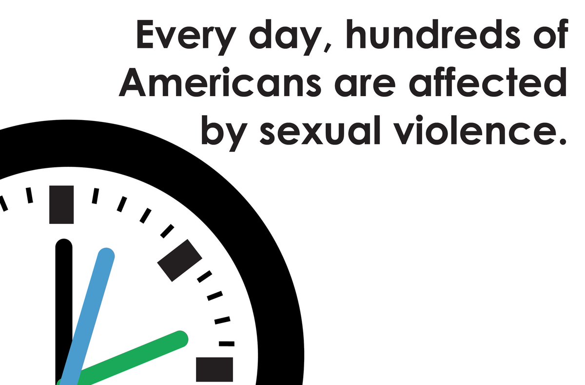Every 68 seconds, an American is sexually assaulted. And every 9 minutes, that victim is a child. (RAINN) #DenimDay