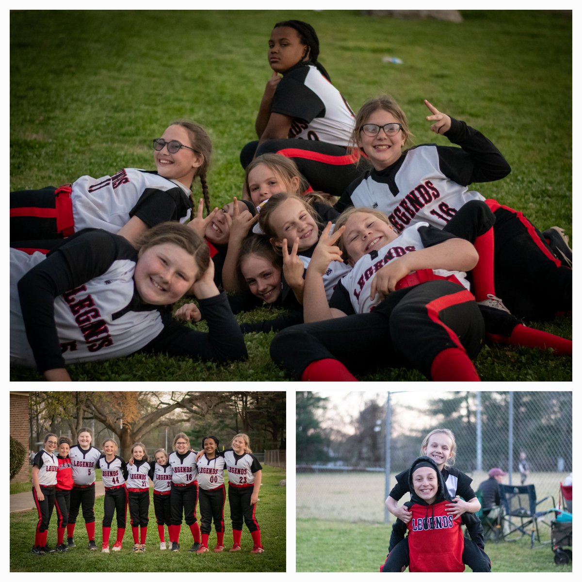 A team that laughs together,  grows together and wins together!! ❤️🖤 #LEGENDSAREMADE