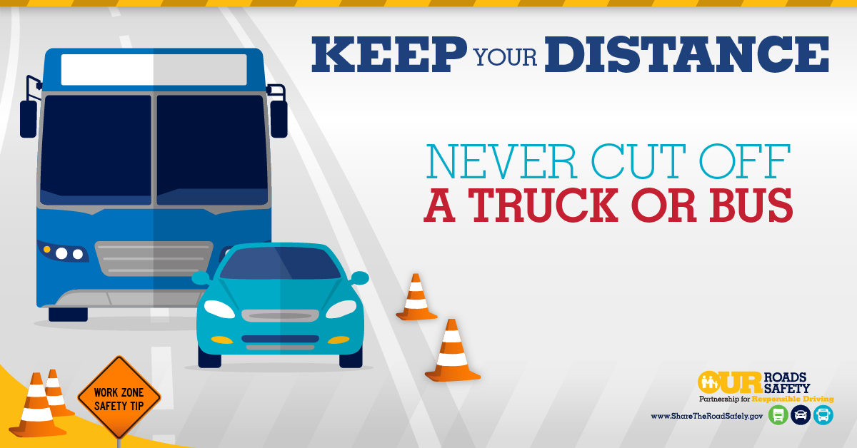 It's #WorkZoneWednesday. Let's work together to help protect road workers. Just follow this tip.  #KeepDistance #DriveSafe