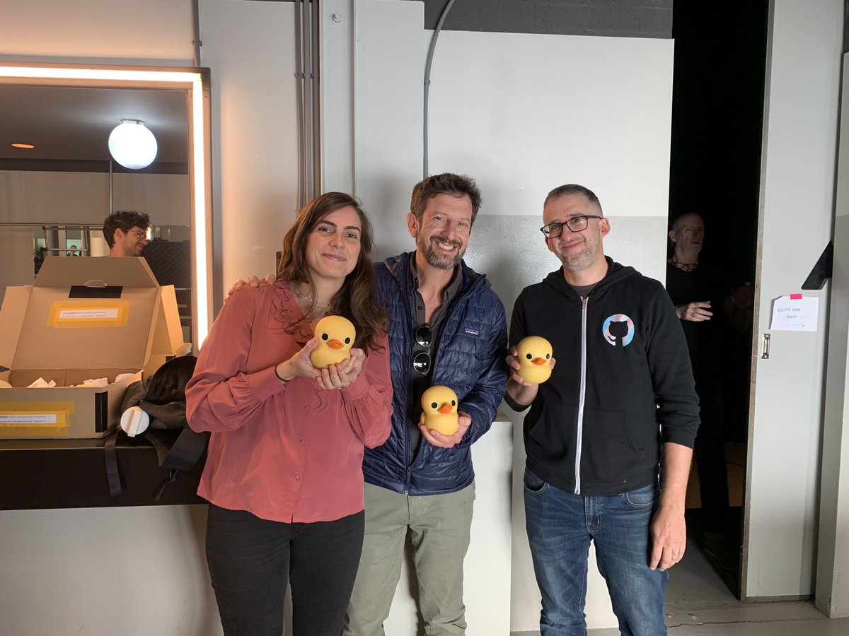 buck_tv's tweet photo. The rubber duck in our brand film for @github is no garden variety rubber duck. This was a custom-designed and made, 3D-printed duck that we spared no expense on.
#GitHub #2DAnimation #3DAnimation #BrandFilm #ExplainerFilm #WhatIsGitHub #CharacterDesign #OpenSource https://t.co/6JSvm9kmvM