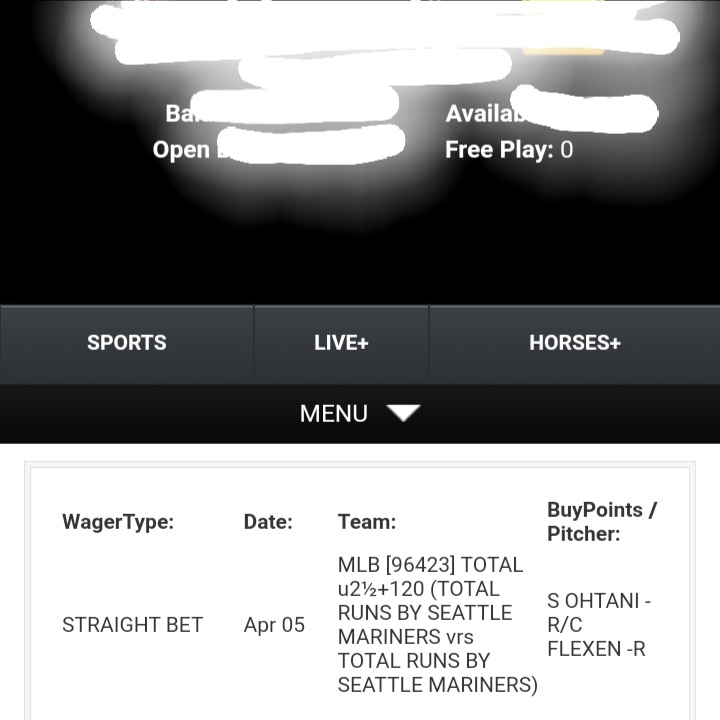 888hoops's tweet photo. 4/5 Baseball
Mariners Team Total u2.5 (+120)
May post NBA LATER, stay tuned!
2023 ⚾️ 6-3 +2.6u
#MLB ⚾️213-182 +19.4u
#NFL 🏈75-56 +15.5u
#CFB 🏉60-44 +10.9u
#NBA 254-235 +21.6u
602-516 +67.4u
6-2 L8 MLB 8-3 L11 OVERALL🔥Join discord with me and @FastestPayout
#888WINS https://t.co/Tiutv7caNZ