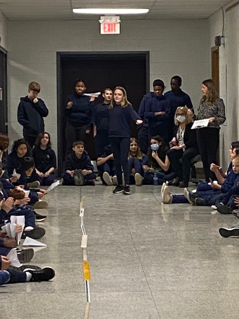 camaceschool's tweet photo. Grade 6's challenging their flight skills as competition began @HWCDSB #STEM for all planes exhibiting the four forces of: lift, weight, thrust and drag. https://t.co/c0DGSzIHjv