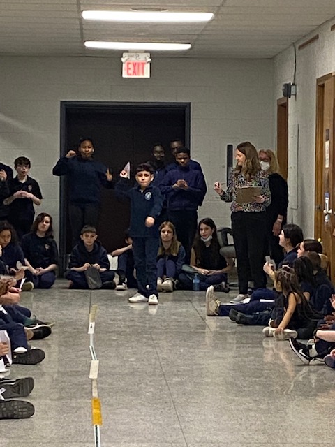 camaceschool's tweet photo. Grade 6's challenging their flight skills as competition began @HWCDSB #STEM for all planes exhibiting the four forces of: lift, weight, thrust and drag. https://t.co/c0DGSzIHjv
