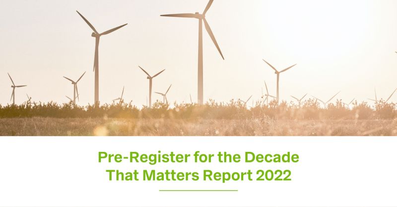 Pre-register to be amongst the first to access the new #DecadeThatMatters 2.0 report: ow.ly/PgH250NBEIo
 
Our upcoming report provides the latest data and insights into optimism levels surrounding #netzero targets based on input from business leaders and policymakers.