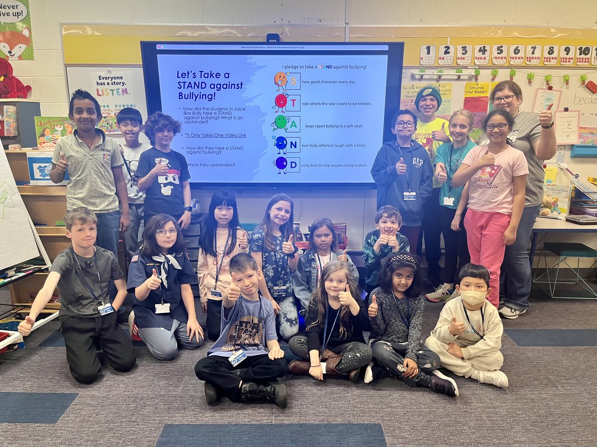 Matt Jansen (@mjansenad) on Twitter photo <a href="/WassWolves/">Wass Elementary</a> pledged to take a STAND against bullying during Wolf Packs. #upstanders #wasswolvesway <a href="/WassWolves/">Wass Elementary</a> pledged to take a STAND against bullying during Wolf Packs. #upstanders #wasswolvesway