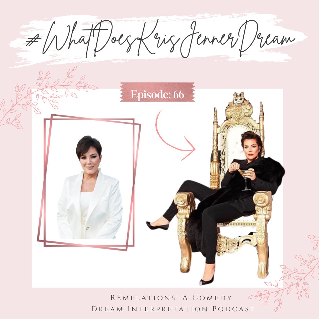 Episode 66 has us asking - What Does Kris Jenner Dream? #WhatDoesKrisJennerDream @krisjenner ​​​​​​​​​Fun Fact - Before Kris became a reality TV star and celebrity manager, she worked as a flight attendant for American Airlines. She has said in interviews that she loved her job a
