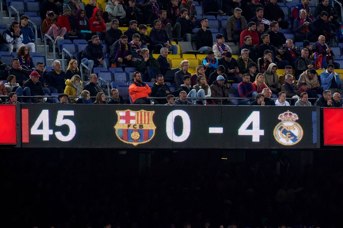 FC Barcelona 0-4 Real Madrid