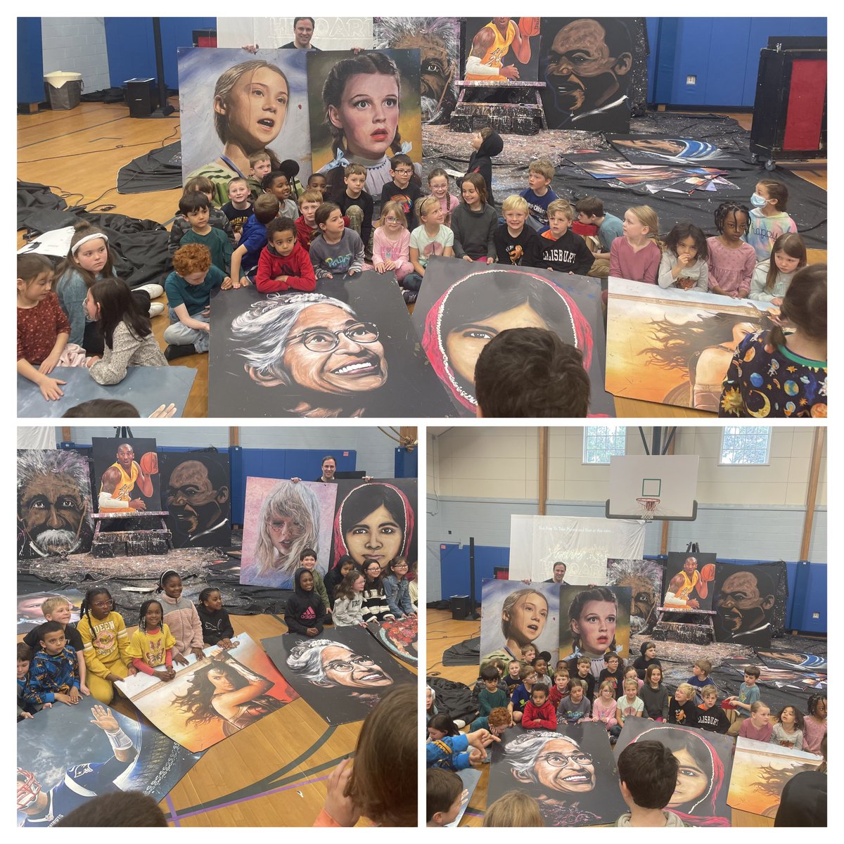 Amazing Hero Artist Rob Surette gives an incredible inspirational presentation to EES!