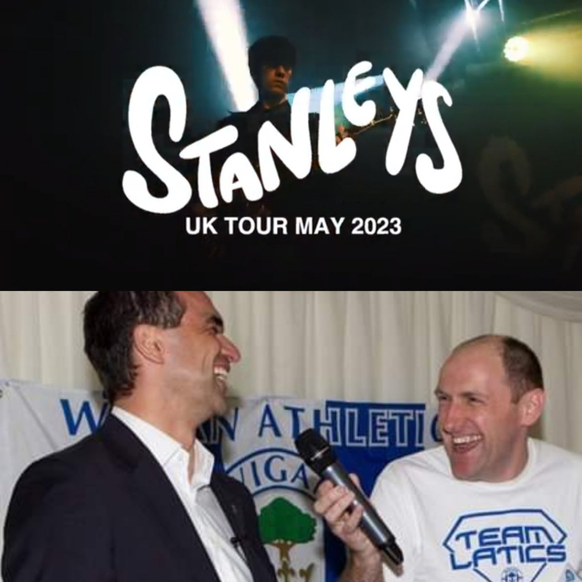 northernpromise's tweet photo. Now that quite a few player incomings have been announced let's tease you with off the pitch 👀
Delighted to announce Stanleys will be entertaining pitchside & at VIP Afterparty & the Worlds Greatest Cross Bar Challenge host Martyn Ode joins us at HT !!
#wafc #latics #May14 https://t.co/ZnImGI8LDA