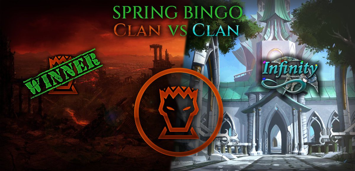 Bingo has come to an end! 

Allow us to reminisce about all the banter, clan bonding, and experiences we've made along the way. It has been a pleasure to compete against Infinity; thank you Infinity for your fantastic sportsmanship.

Never forget, Kitty Banana!😼🍌
<a href="/Infinity_PvM/">Infinity</a>