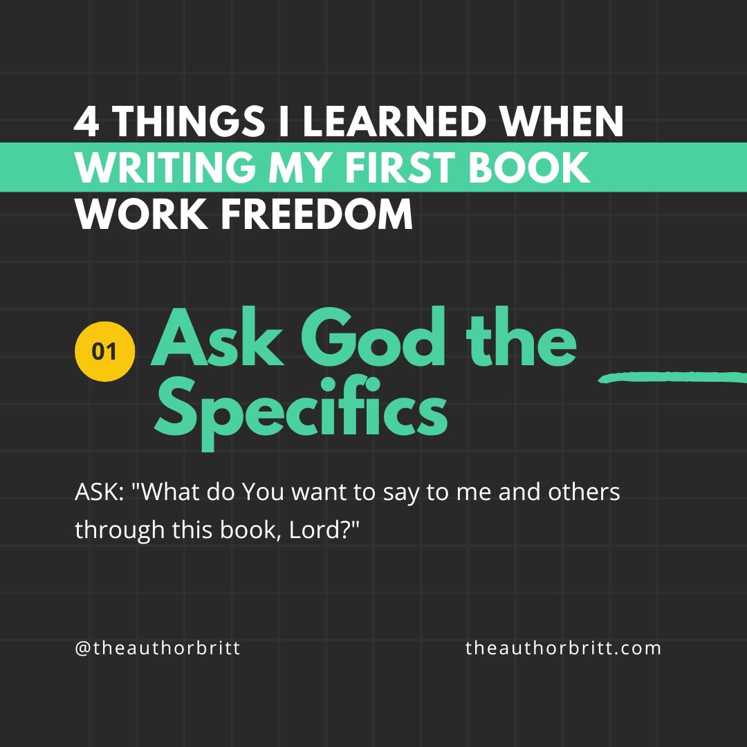 theauthorbritt's tweet photo. What’s something that God is teaching you about your Kingdom assignment?

Comment and let us all know!👇
Signed, TheAuthorBritt

#KingdomWriting #KingdomAssignments #TheAuthorBritt https://t.co/m1aocvm3oT