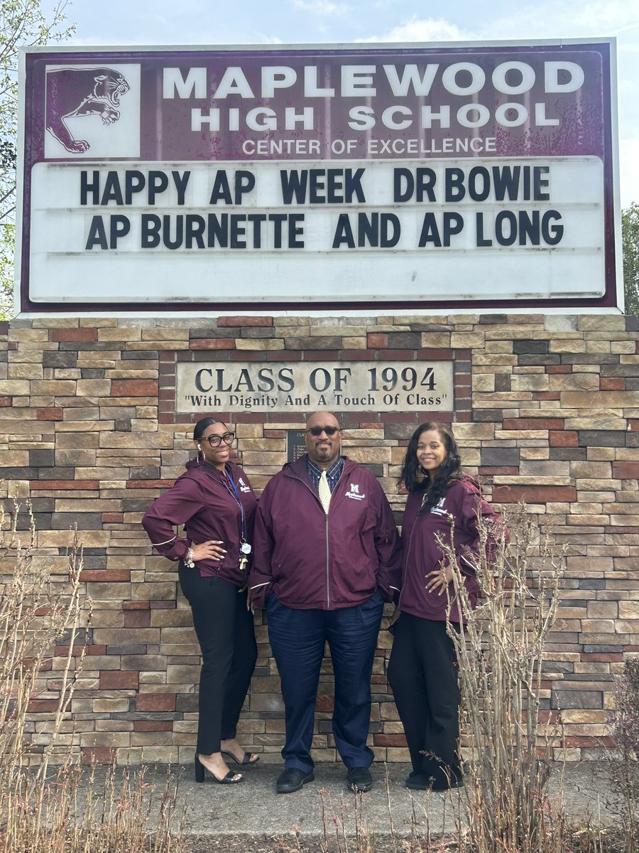 National Assistant Principal Week Shout out to Maplewood High School Assistant Principals @MetroSchools @PantherNation_1