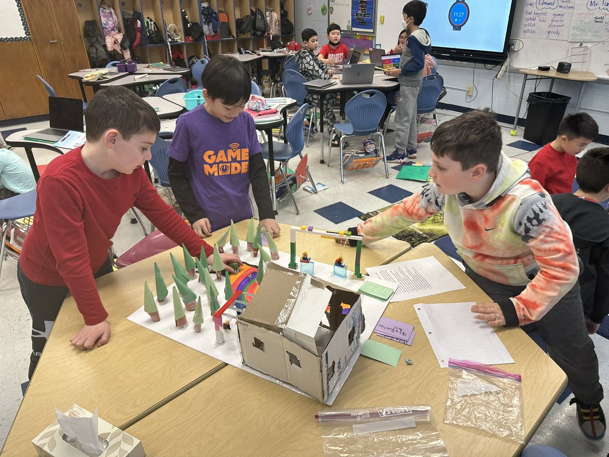 ChaboraMs's tweet image. Student choice is valuable in allowing different types of learners to show their strengths. Some of my students chose to make board games representing the Fantasy book that they chose to read during our Fantasy unit!