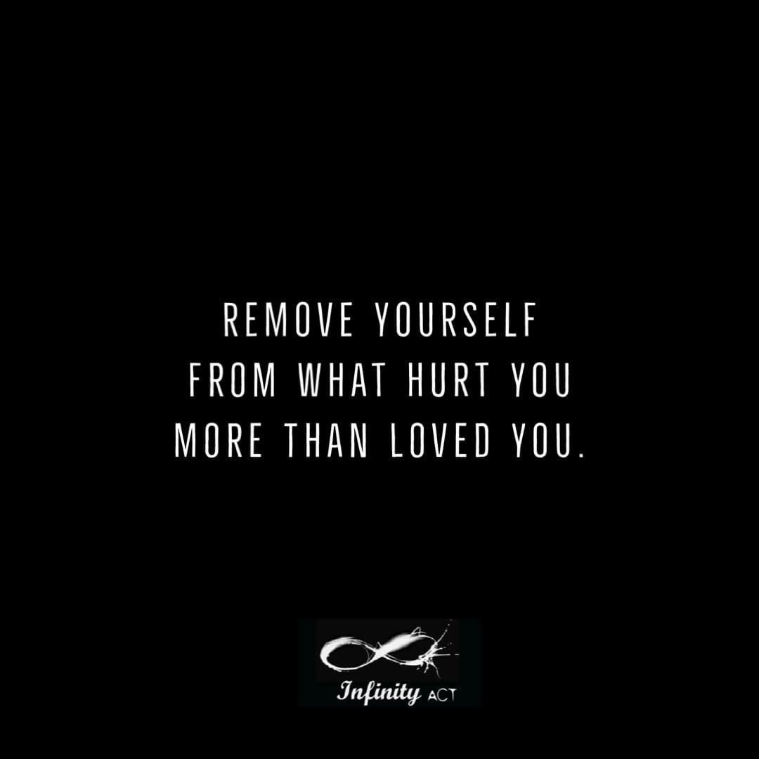 infinity_act's tweet photo. Remove yourself from what hurt you more than loved you.
#life #lifelessons #quotes #lifequotes #quote #quoteoftheday #creators #infinity #infinityact #hurt #loved @infinity_act https://t.co/4hjx9L0AE2