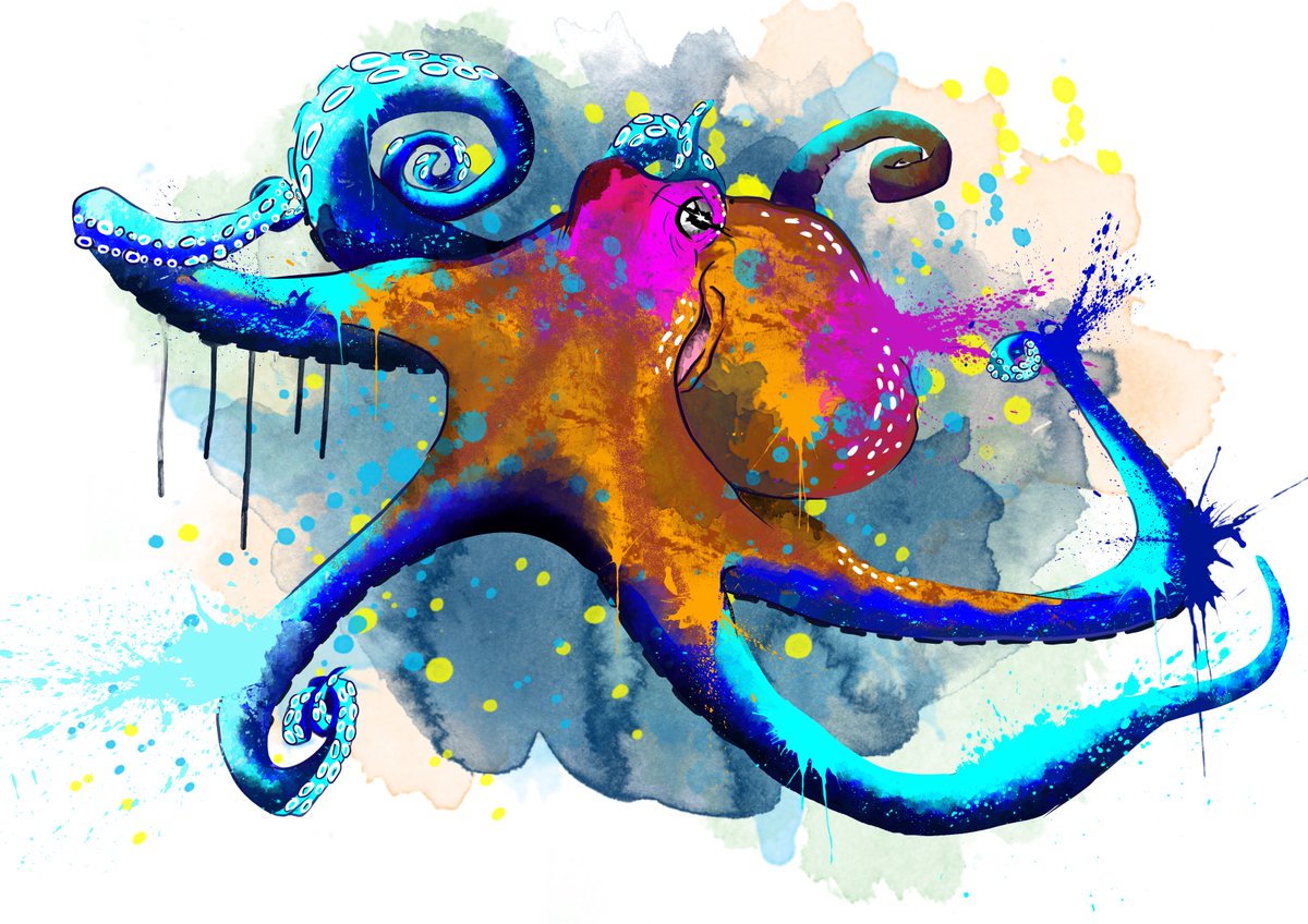 New watercolour/digital series in the works, an exploration of the beauty in Nature. 
🌻🐝🐙🐠🦩🐘🦅🐬🦄🌻
#art #nature  #watercolorpainting  #watercolorpainting   #sea #ocean   #digitalart  #Animalslover #animals  #animalart  #marinelife  #illustration  #anime   #ComicCon