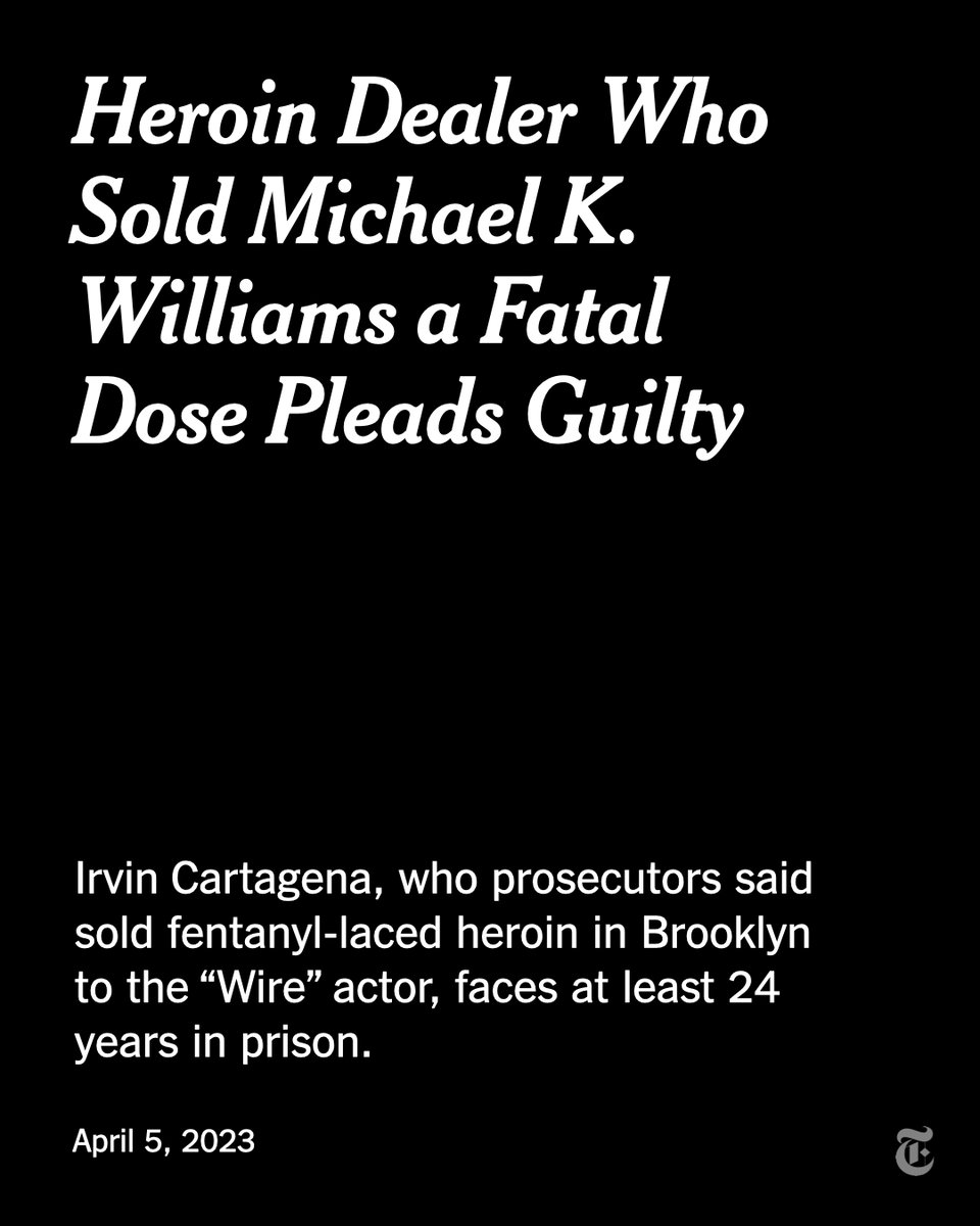 The New York Times on Twitter: "A heroin dealer who sold a fatal dose
