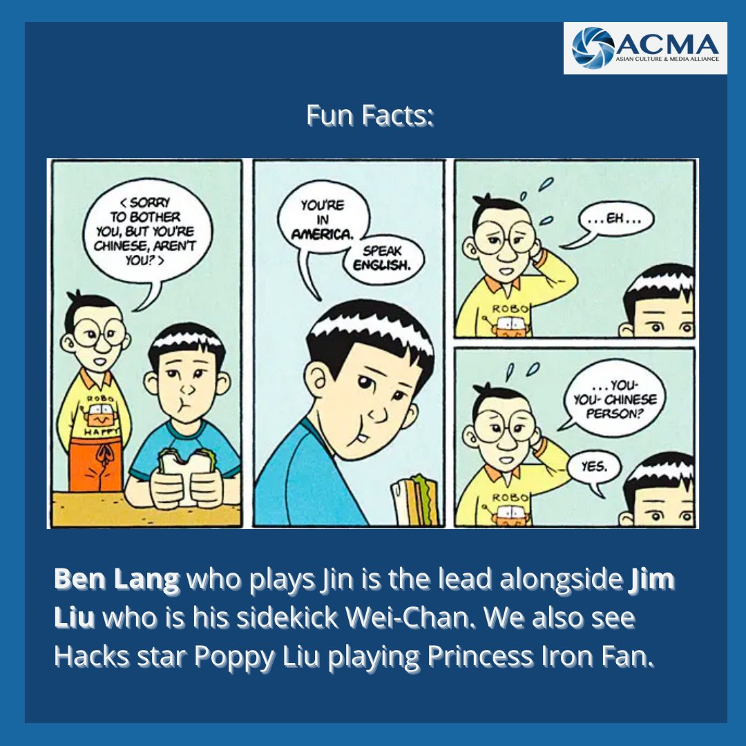 acmasocal's tweet photo. ABC: a term used by Chinese-Americans, but also the title of upcoming Disney Plus Series. Based on the original graphic novel by NY times best seller Gene Luen Yang, this adaptation is fulled with Chinese folktale, adventure, and cultural identity for AAPI community. #aapiinmedia https://t.co/a0zC50UO71
