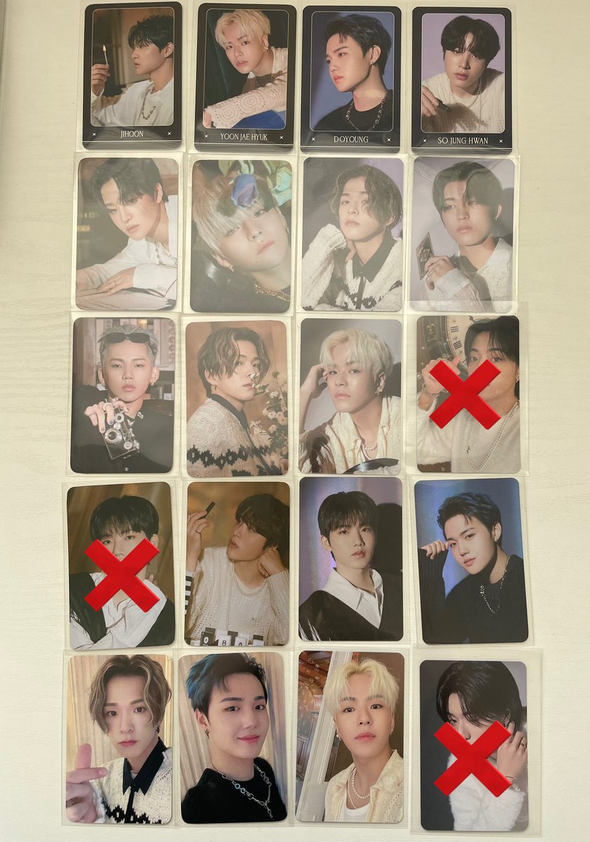 treasure NightGarden トレカ 交換

譲▷▶︎▷画像のもの
              ヒョンソク、ジフン、ヨシ、
              ジュンギュ、ジェヒョク、ドヨン
              ジョンウ、ジョンファン

求▷▶︎▷同種 ハルト

郵送希望です📮
お気軽にリプ、DMお願い致します🙇‍♀️