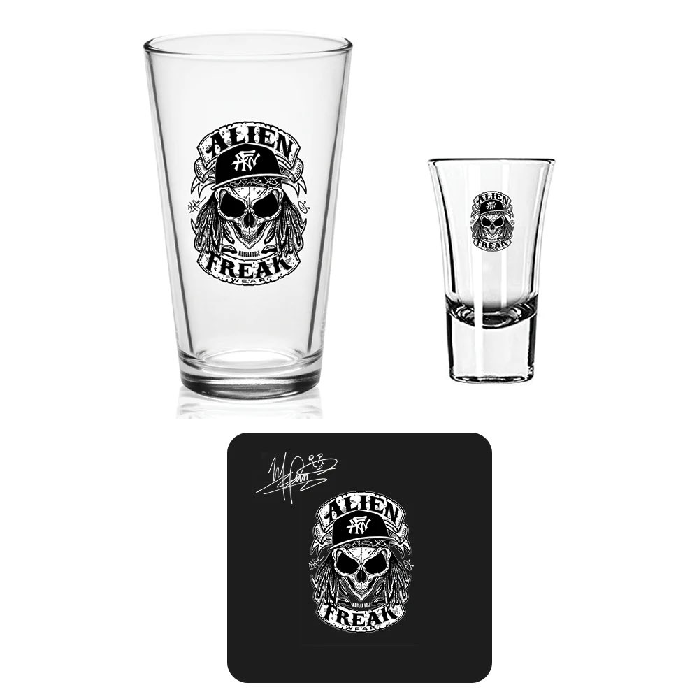 New AFW/<a href="/morgan7d/">Morgan Rose</a> Pint &amp; Shot Glasses NOW AVAILABLE morganfknrose.com m.facebook.com/story.php?stor…