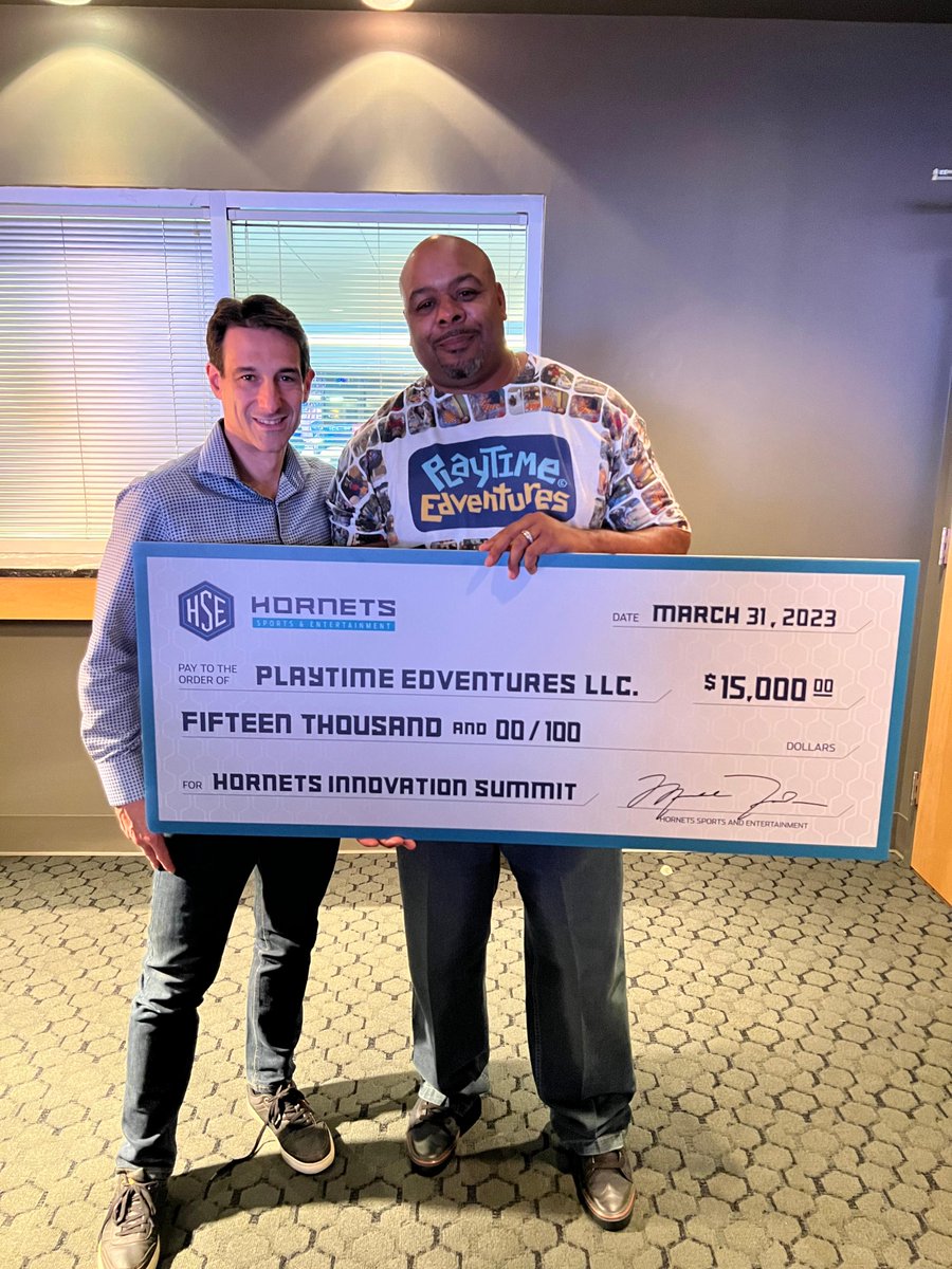 Congratulations to Kevin Gatlin! He is the winner of the 3rd annual Innovation Summit presented by <a href="/BankofAmerica/">Bank of America</a> and in partnership with The Lonely Entrepreneur and <a href="/hornets/">Charlotte Hornets</a>!

#thelonelyentrepreneur #hornets #nba #success