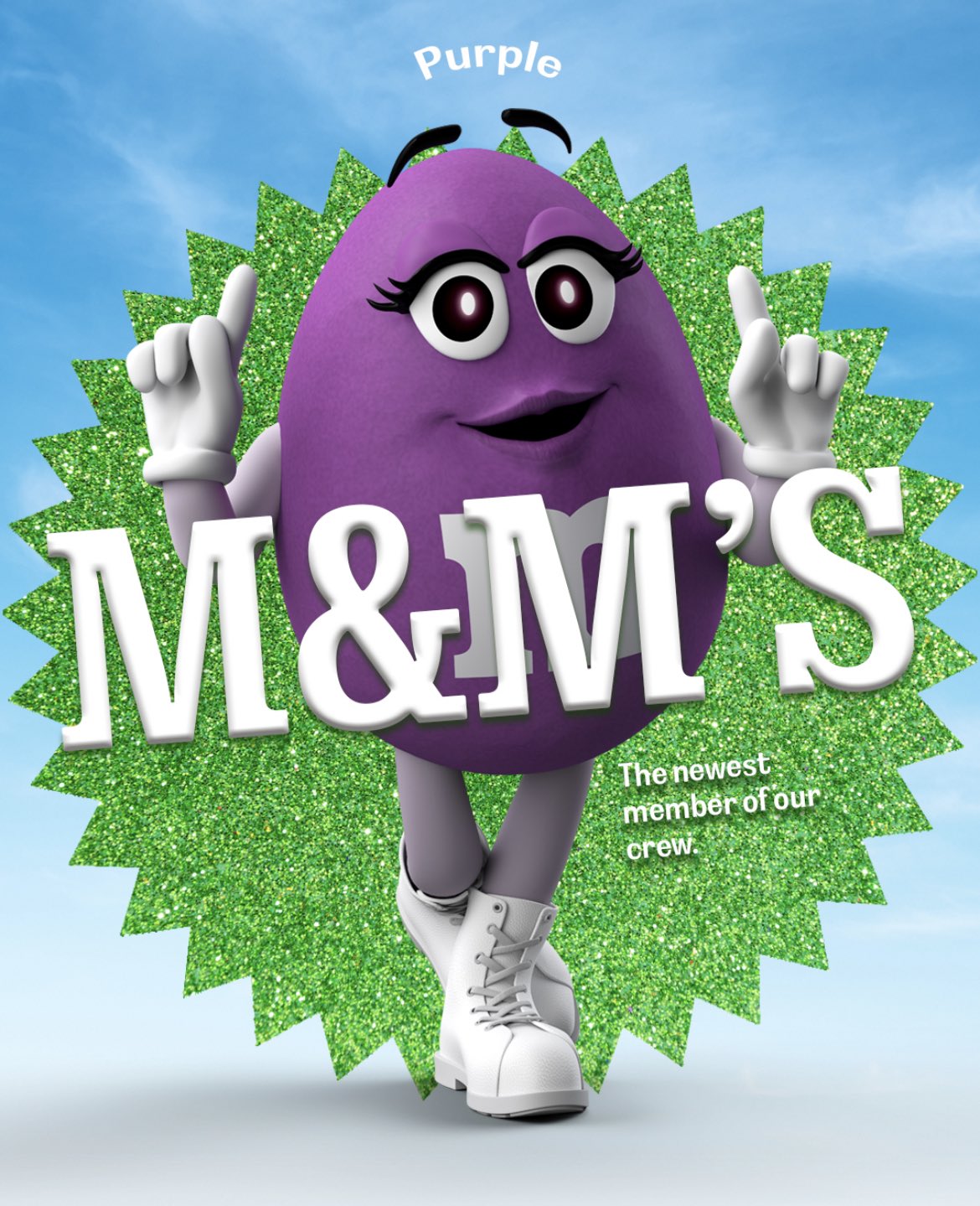 m&m purple