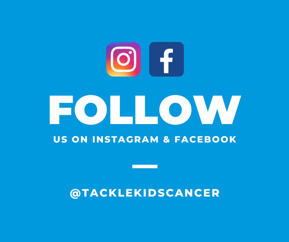 TackleKidsCancr's tweet photo. Are you following Tackle Kids Cancer on Instagram and Facebook? Be sure to give us a follow to learn more about how we support #TKCMVPs and their families, and for more ways you can join in too!

📲https://t.co/Gy5CTh3y46
📲https://t.co/BuKzCEEomh https://t.co/vyJXz8K0Q0