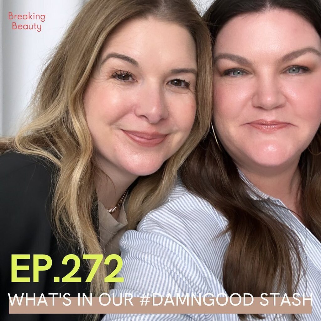 Episode 272 is live now! 🎙️ We’re shopping our stash this week to share the #DamnGood finds we’re personally using on the daily: a Holy Grail SPF, a killer brow must that’s $8, glowing face powders and a treatment to plump-up pores and much more. Link in… instagr.am/p/Cqq15IlLOmC/