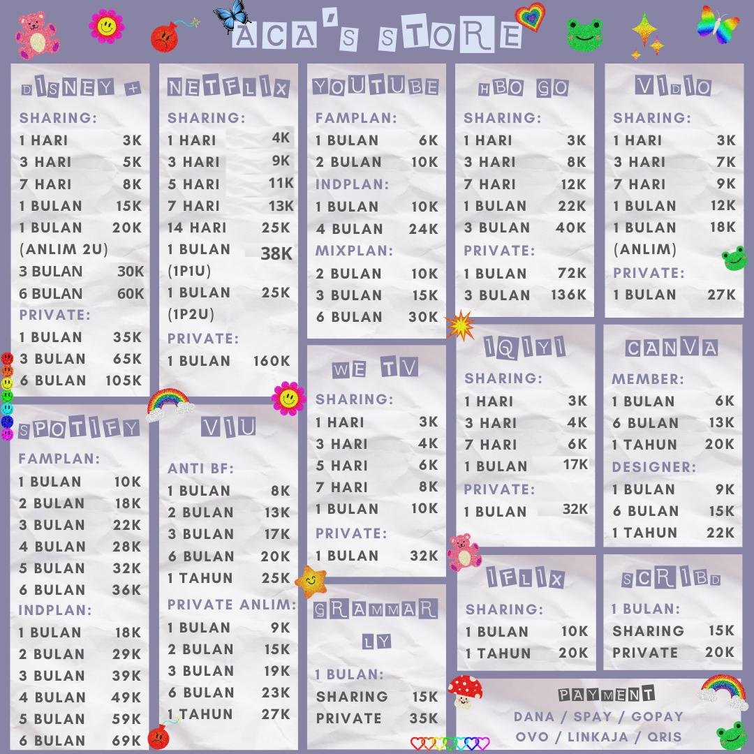 oreoomatchaaa's tweet image. Halo! Bisa order di sini, ya. Silakan cek pricelistnya dulu. Bisa hubungi aku lewat DM atau WA di bio.

✅ Trusted dan Bergaransi.

🍭 contact : tinyurl.com/wa-caca
🍬 testi 200+++++++ : tiny.cc/testicaca

💸 Spay, Gopay, Dana, Ovo, LinkAja dan Qris.